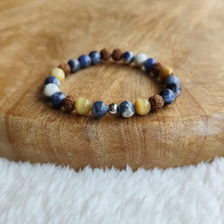 Náramek z minerálu Sodalit,...