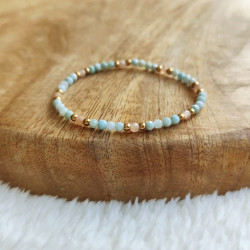 Náramek z minerálu Larimar...